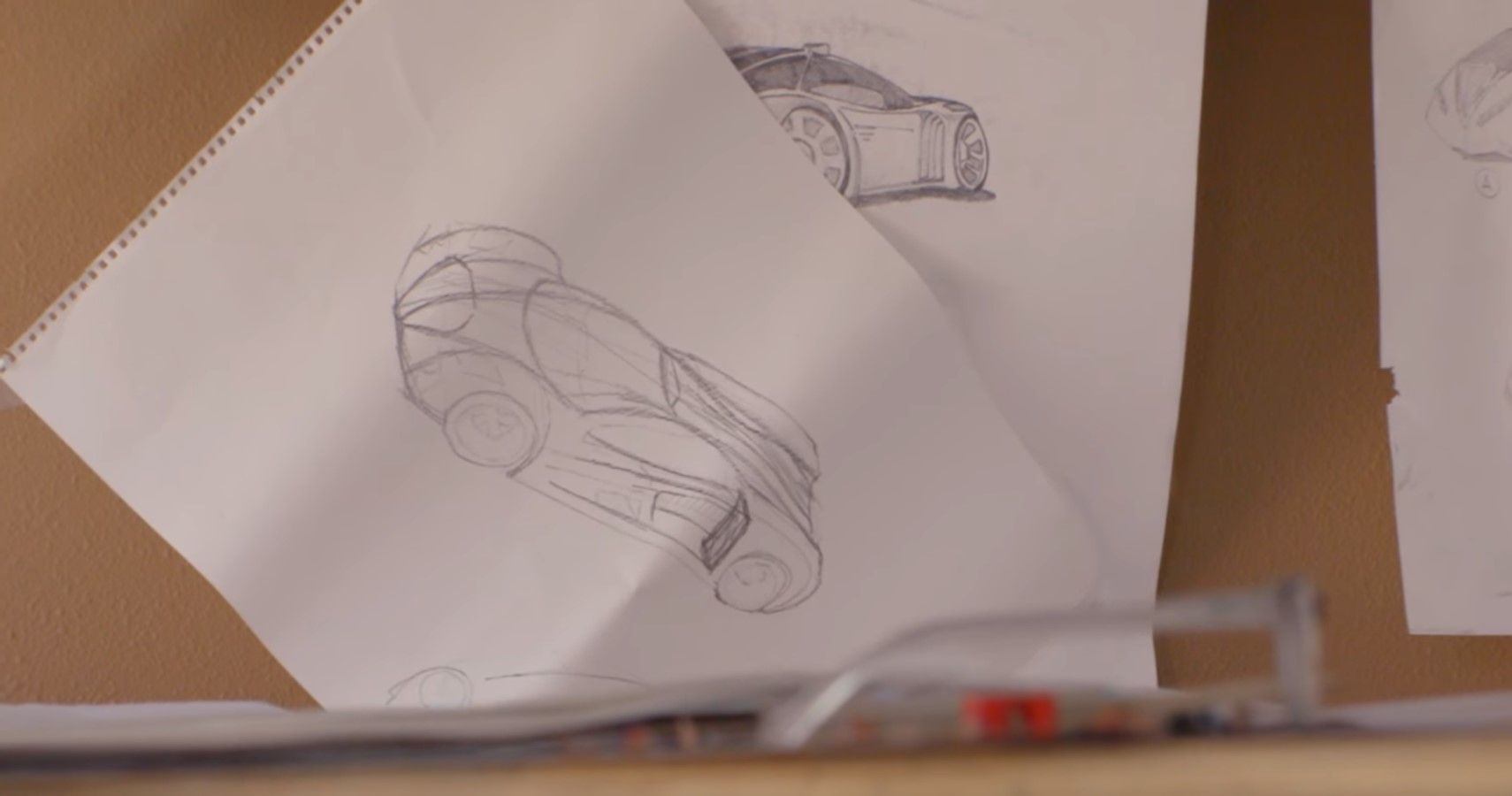 Mark's dream concept car sketch