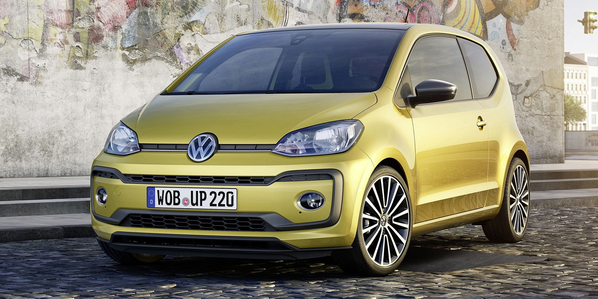 The front of the VW Up