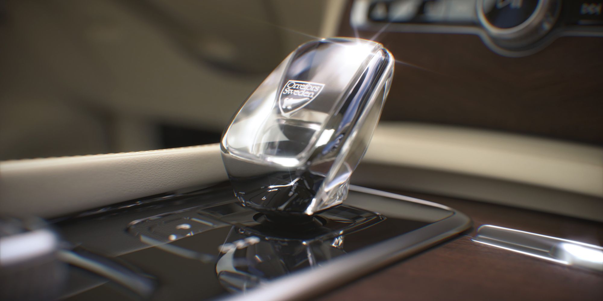 The crystal shifter in the XC90