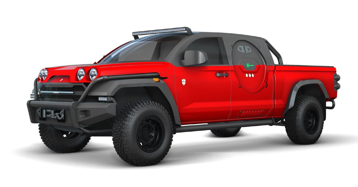 Check Out The Glickenhaus Hydrogen Fuel Cell (FCEV) PickUp Concept