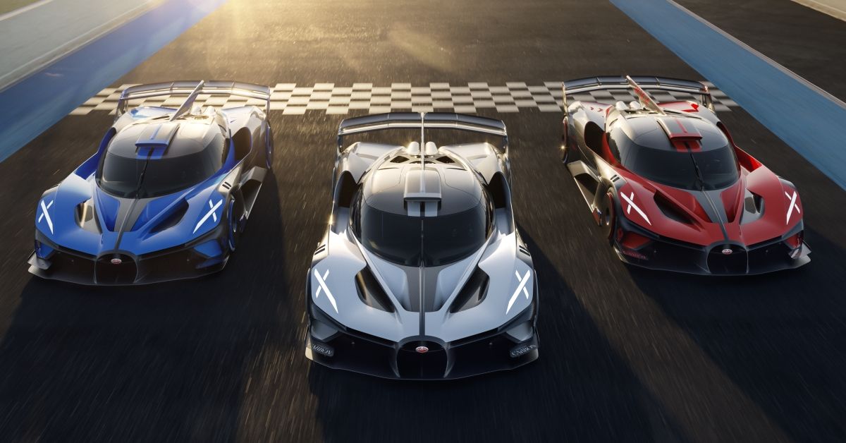 Bugatti Bolide Production Featured Image - Red, White And Blue