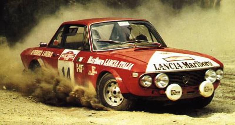 Lancia Fulvia Rally In Lancia-Marlboro Livery
