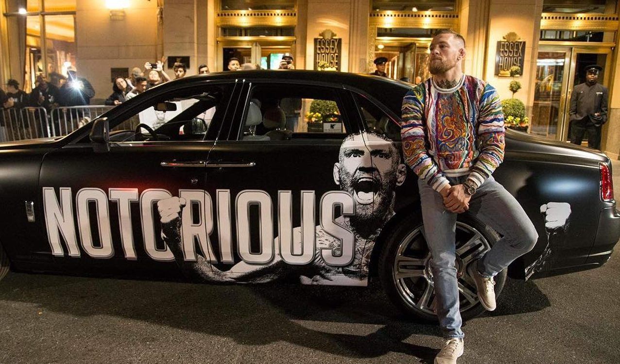Conor McGregor Rolls Royce Ghost Side