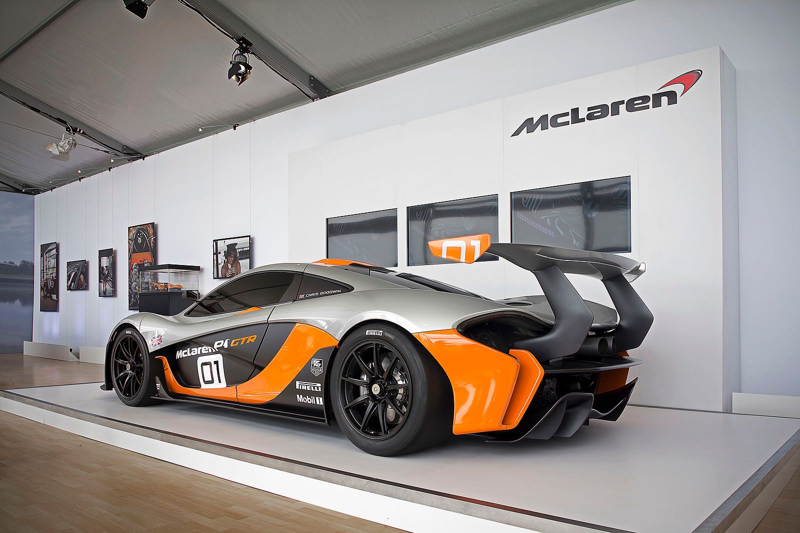 Black And Orange McLaren P1 GTR