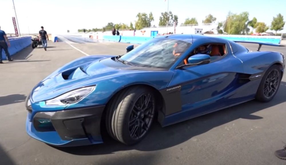Watch The Rimac Nevera Embarrass A Tesla Plaid For New 1/4-Mile Record