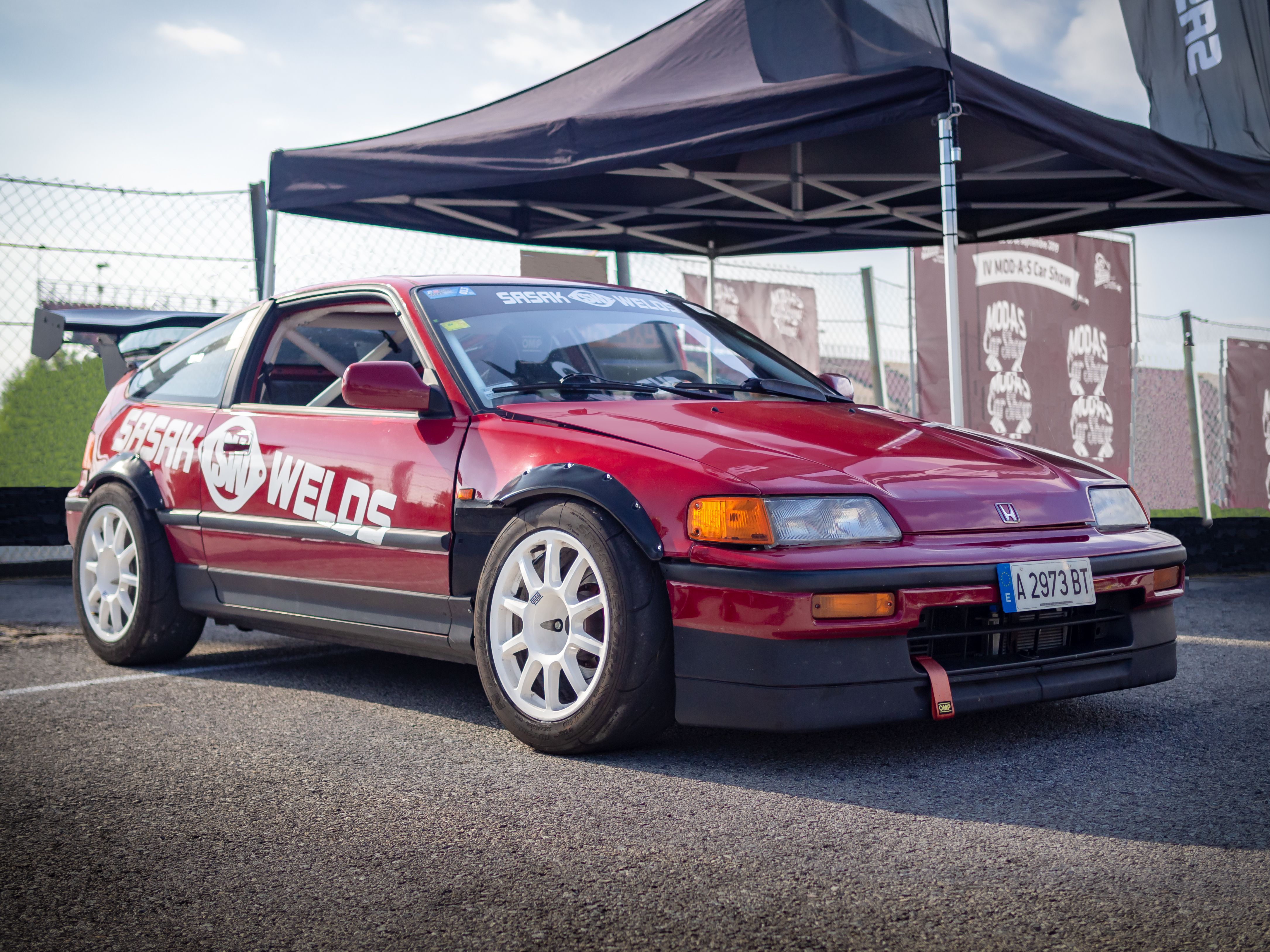 Red Honds CRX