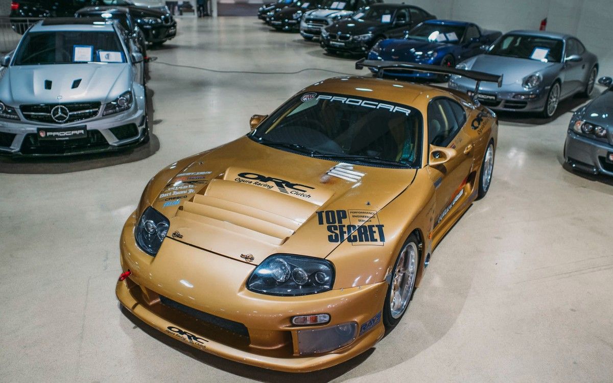 Top Secret GT300 A80 Supra (Gold) - Front