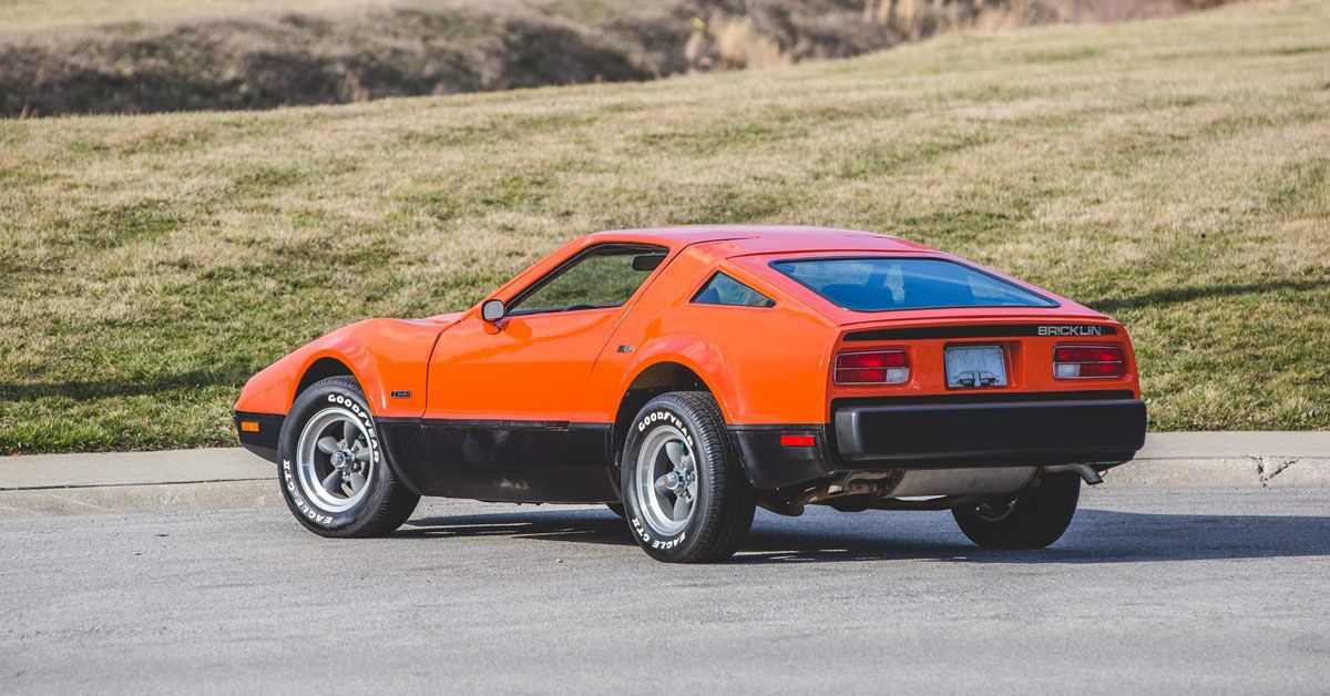 V8-Powered Orange 1975 Bricklin SV-1 