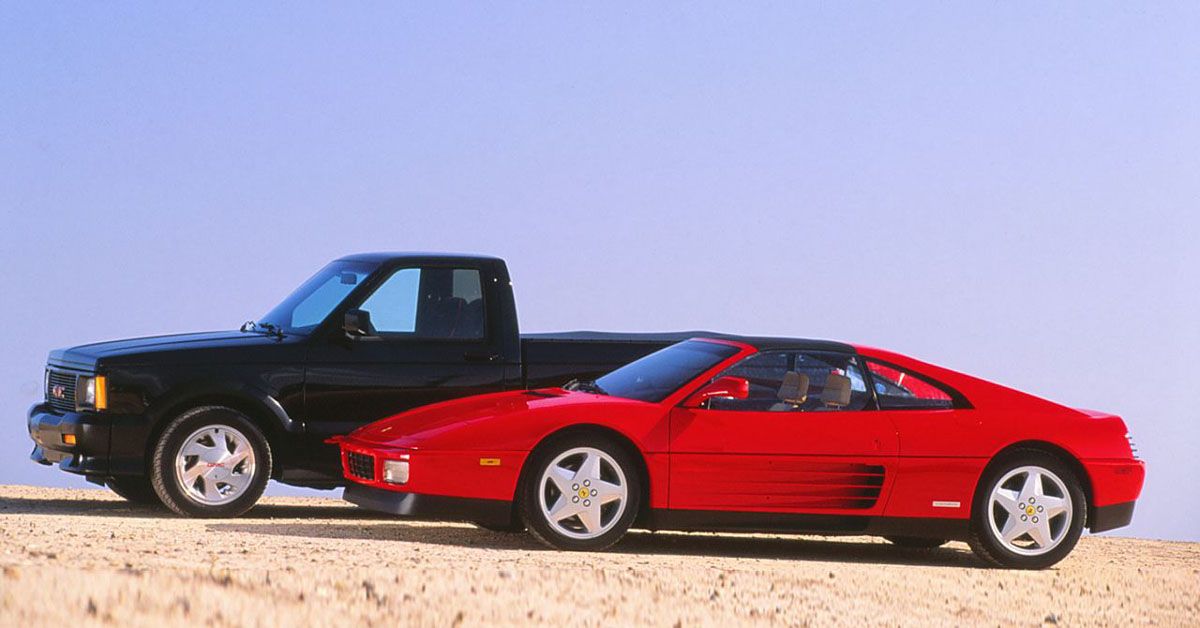 1991 GMC Syclone Was Put To Test Against A Ferrari 348ts