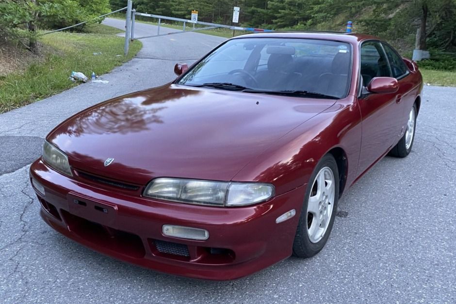 1995 Nissan Silvia JDM right had drive maroon bring a trailer sold