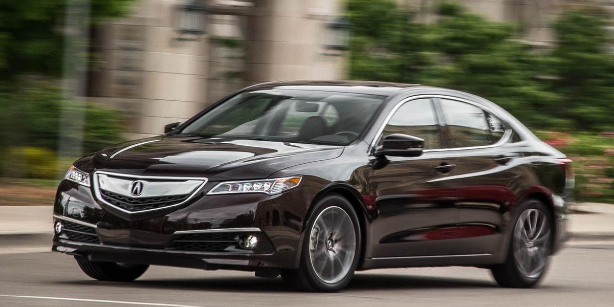 2015 Acura TLX V6 AWD Version In Black On Road Test