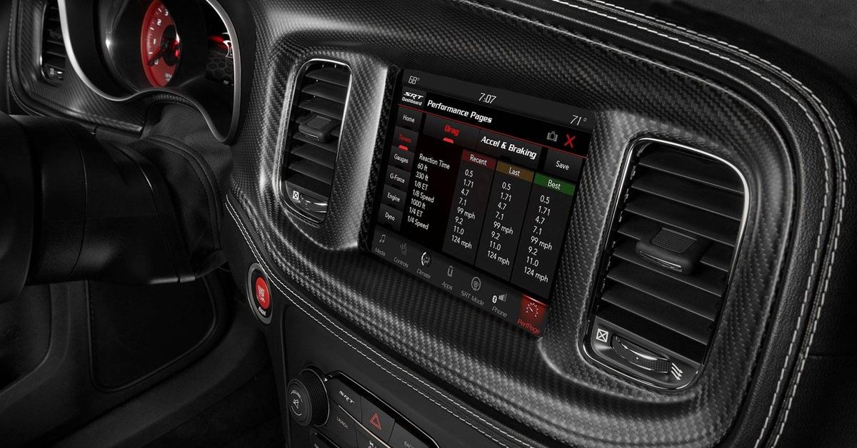2021 Dodge Charger R/T Infotainment Screen 