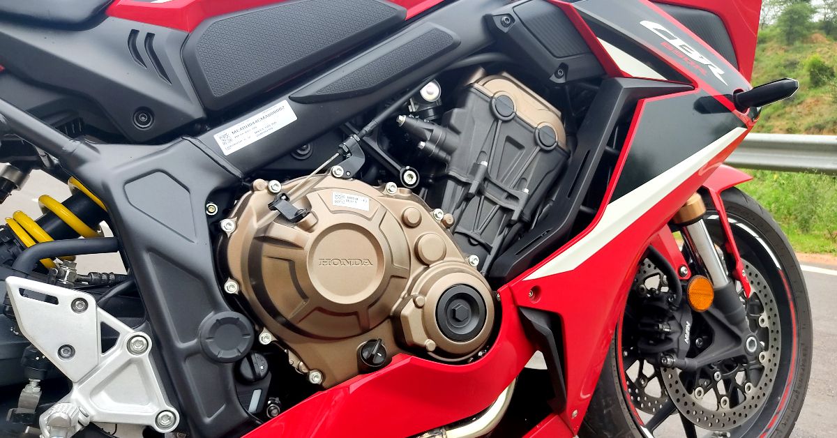 2021 Honda CBR650R engine