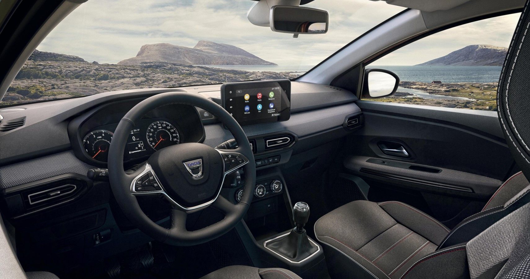 Dacia Jogger inteiror dashboard layout view