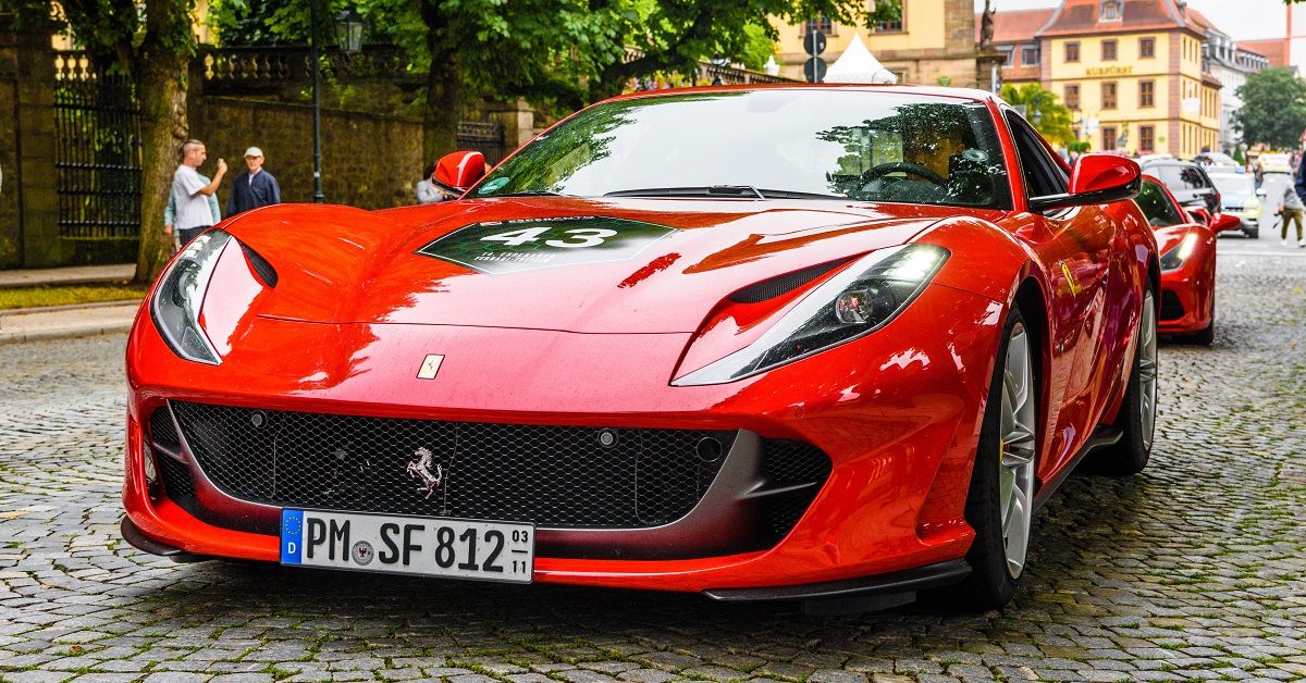 This Ferrari F12 Berlinetta is a Supreme being