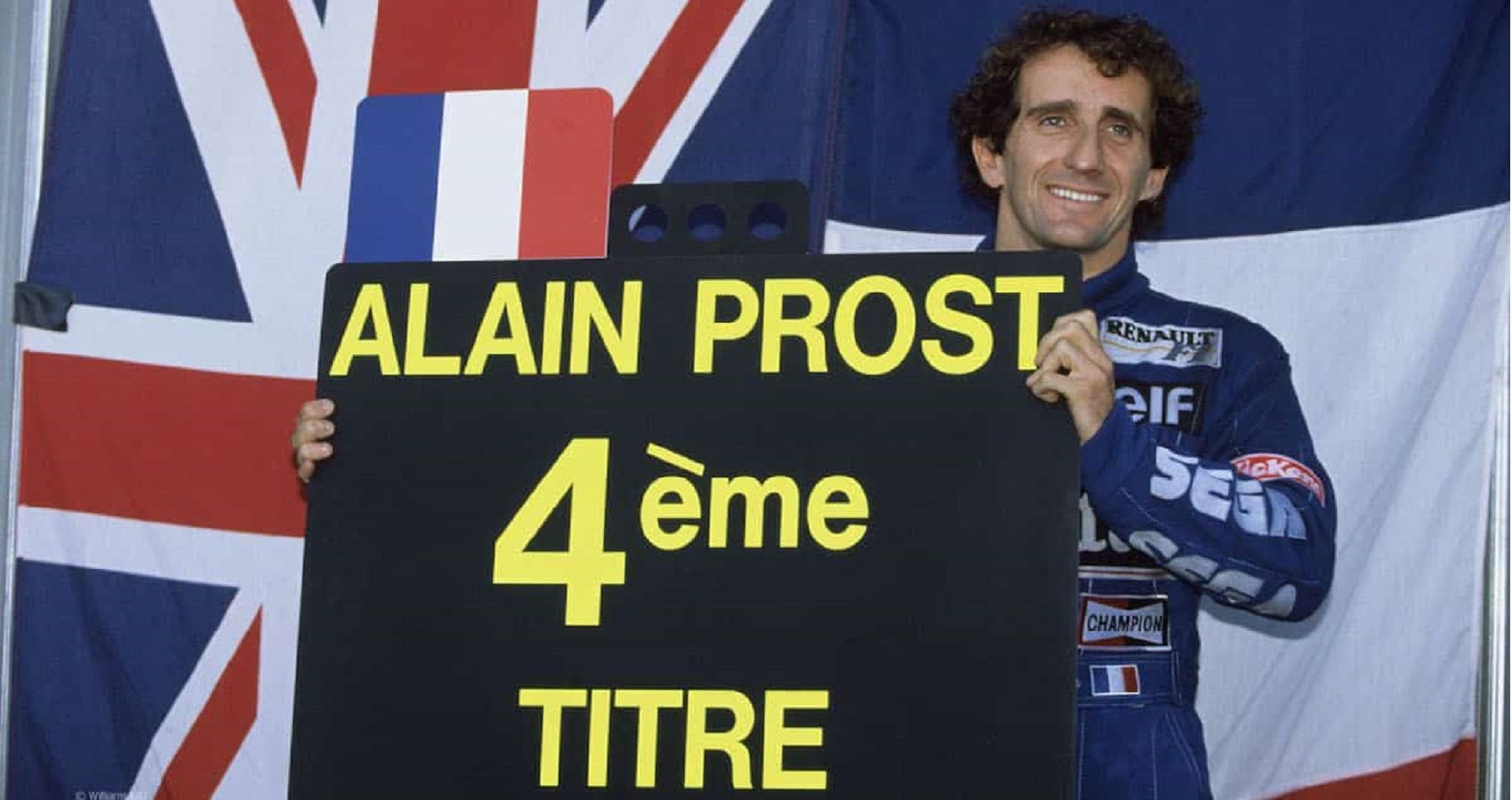 Alain Prost 4 Times World Chamption