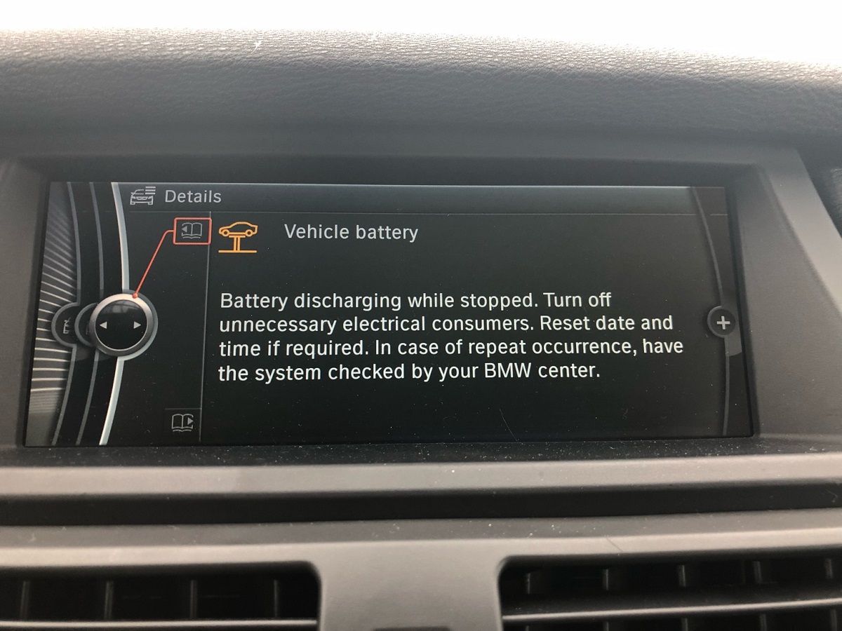 BMW Battery Error