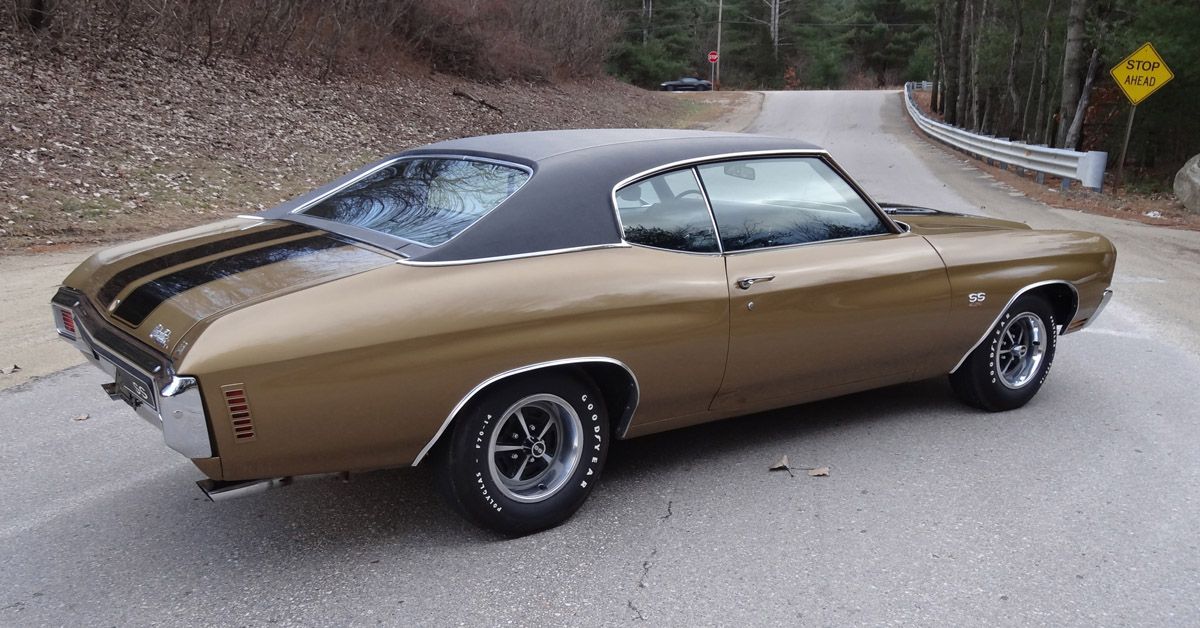 Rare American Muscle - Gold 1970 Chevrolet Chevelle 454 SS LS6 