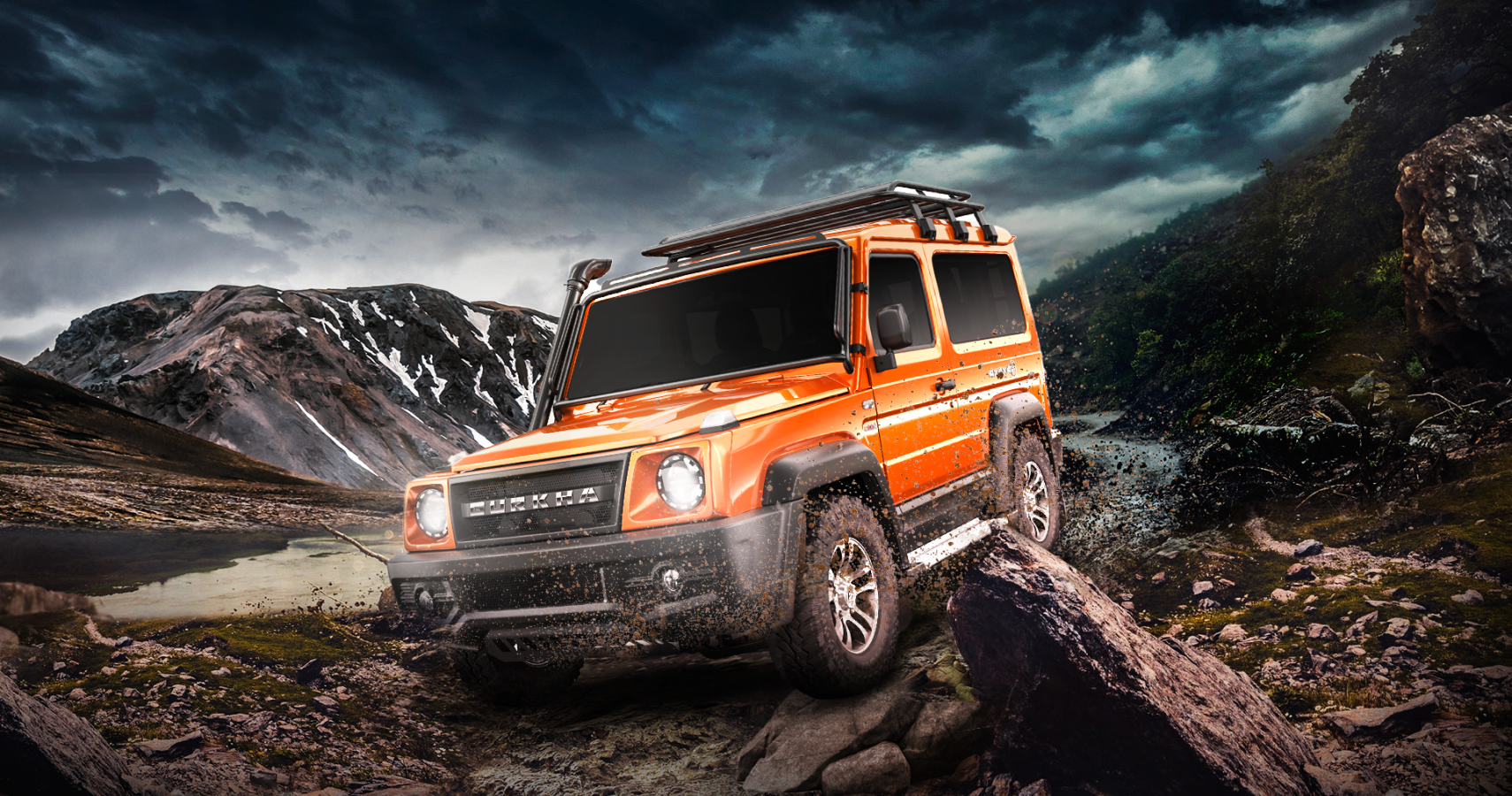 The all-new Force Gurkha is an indianized version of the G-Wagon