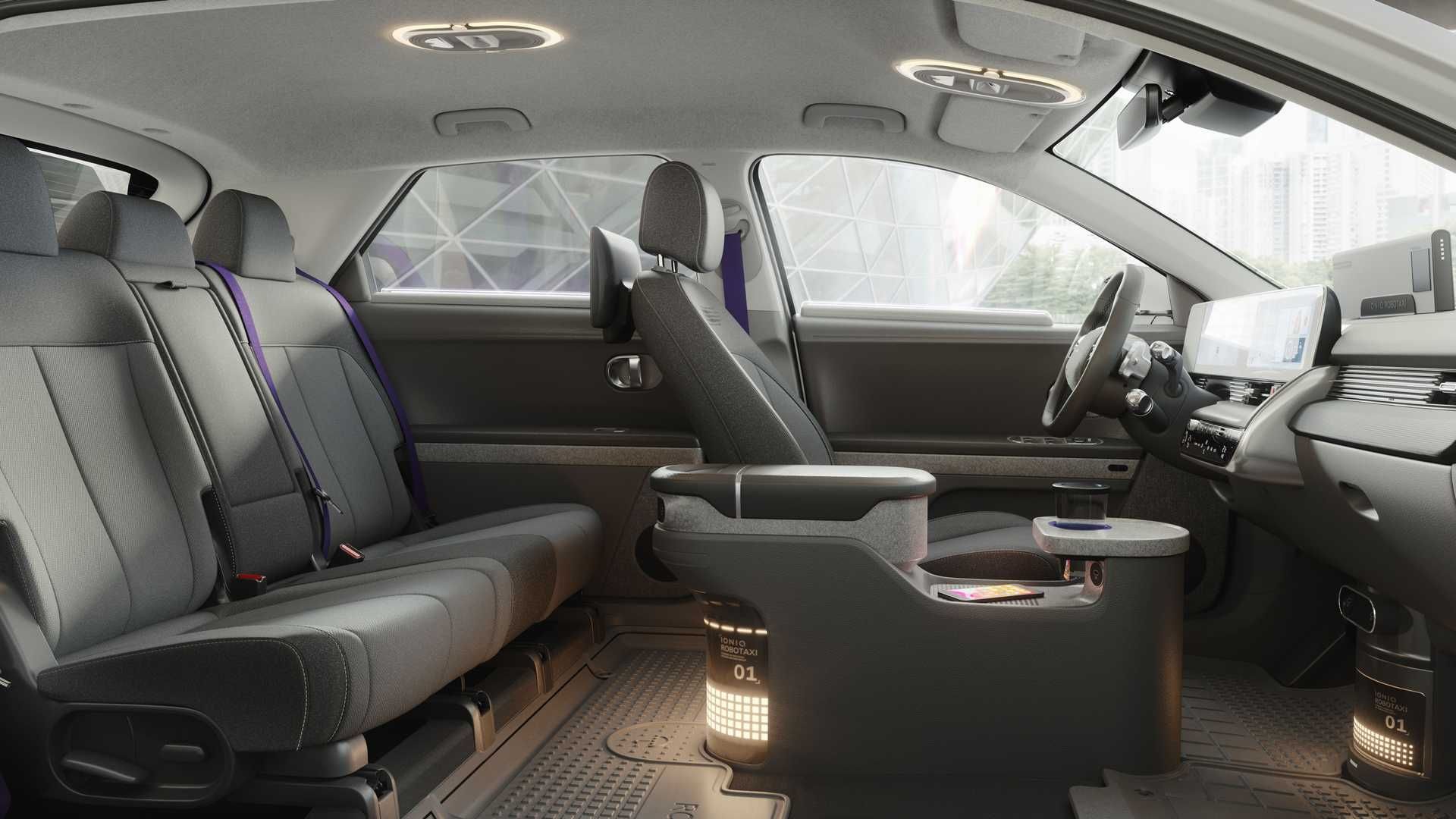 Hyundai Ioniq 5 Robotaxi's Interior