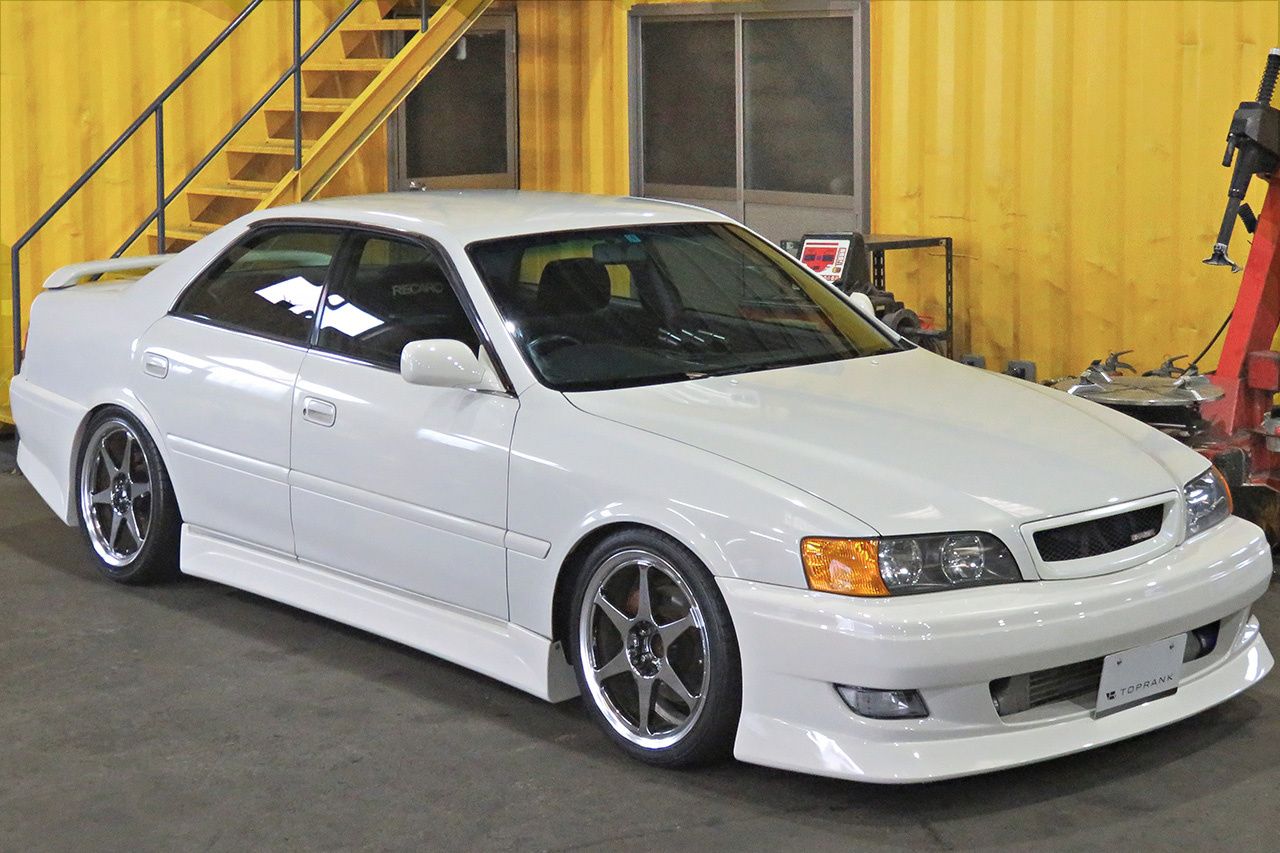 JZX100 Toyta Chaser 1996 White Mod Imported JDM