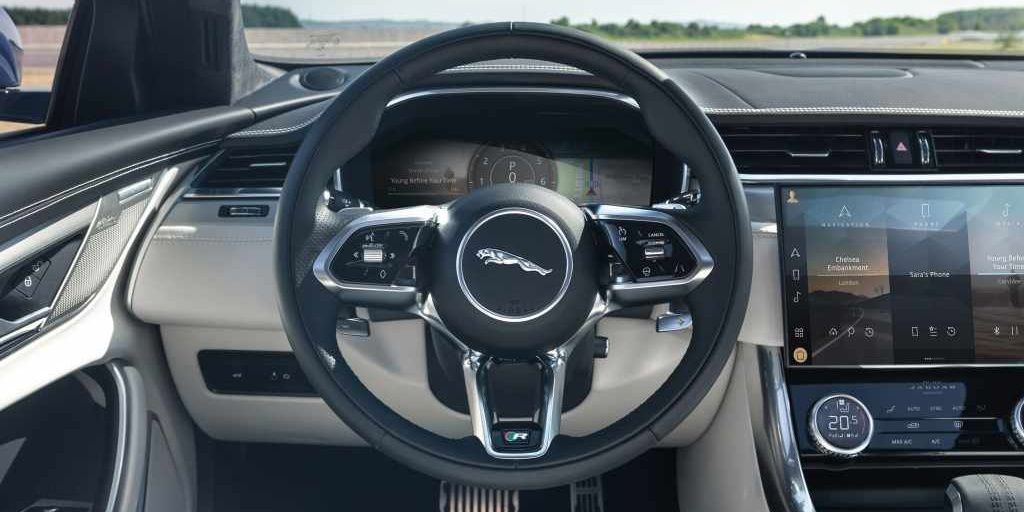 Jaguar XF Infotainment Steering Wheel