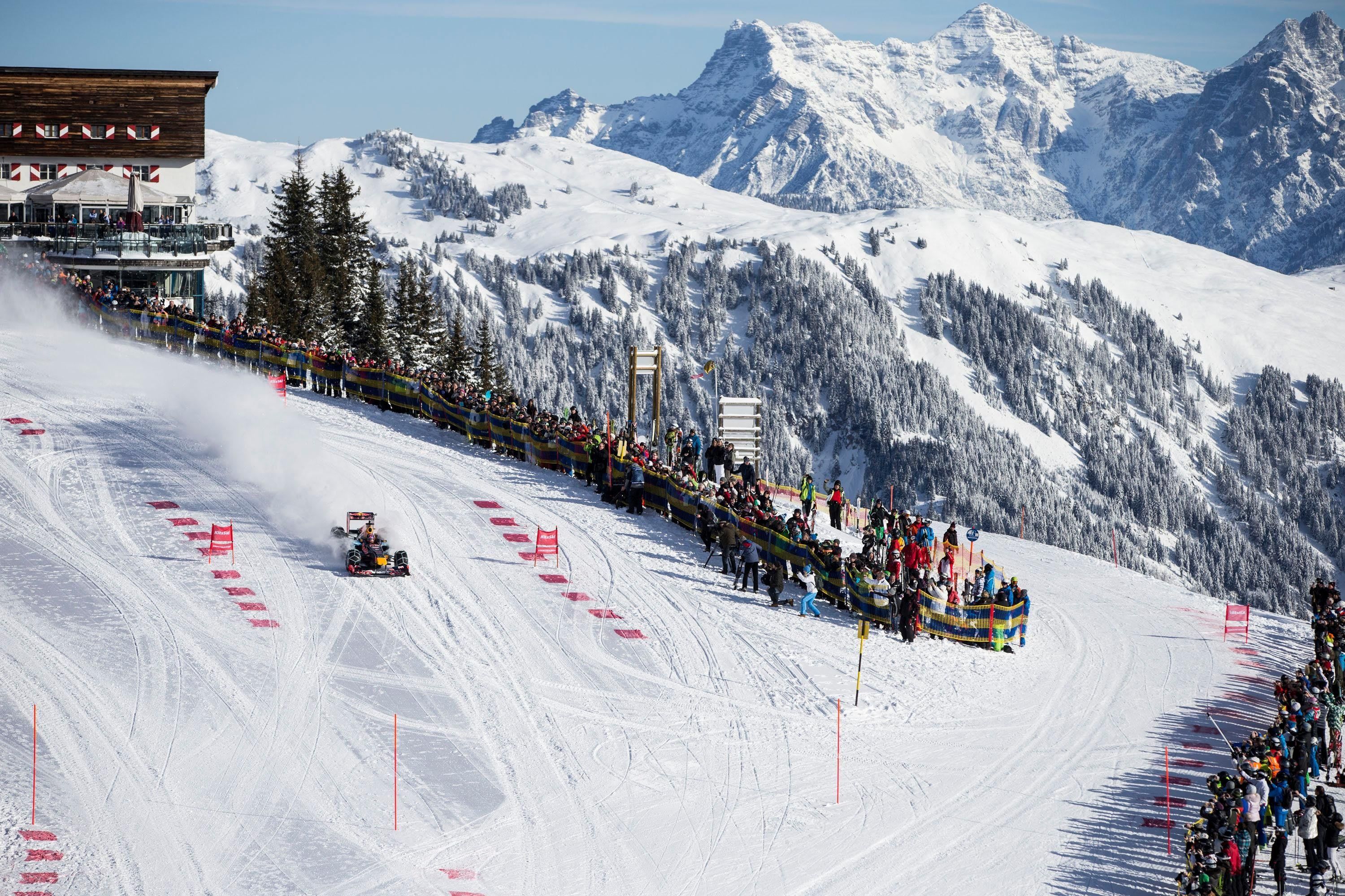 10 Of The Craziest Stunts Red Bull Has Done With Its F1 Cars