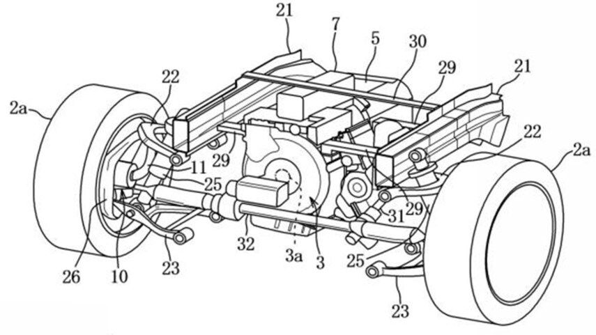 Mazda-in-wheel-electric-motor-hybrid-patent-rotary-engine