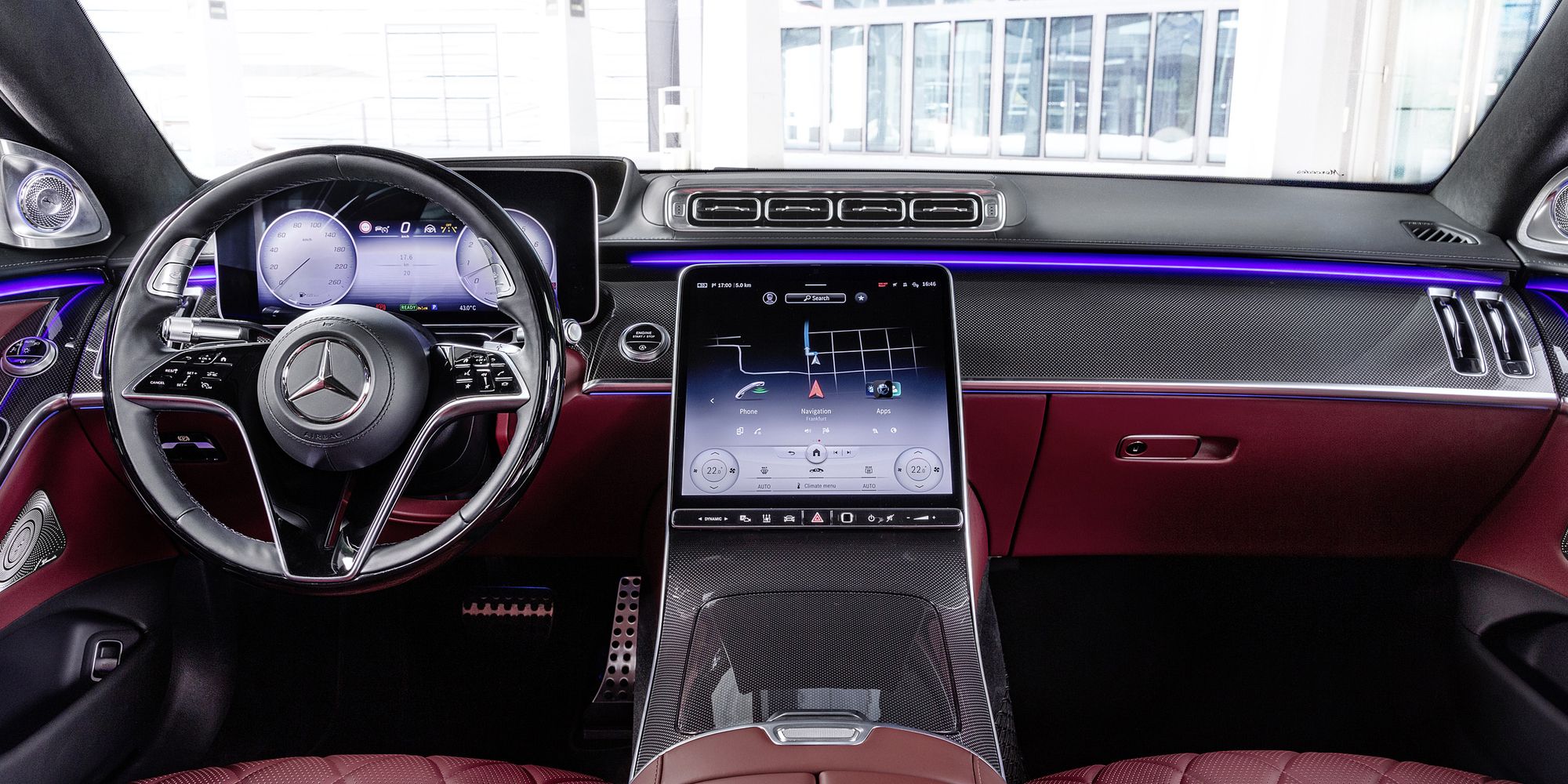 The interior of the new S-Class