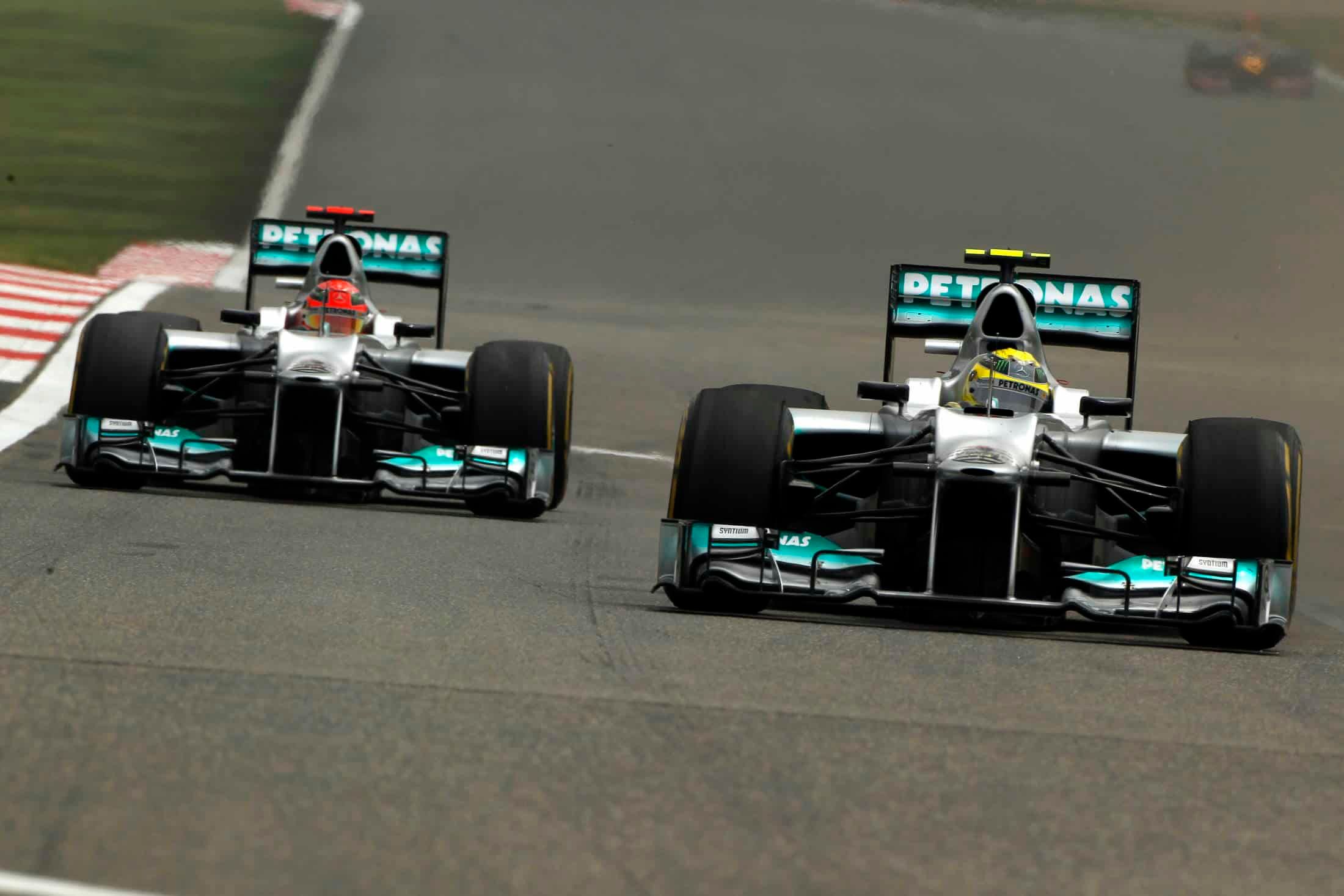 Nico-Rosberg-and-Michael-Schumacher-2012-Chinese-GP-Mercedes-F1-W03