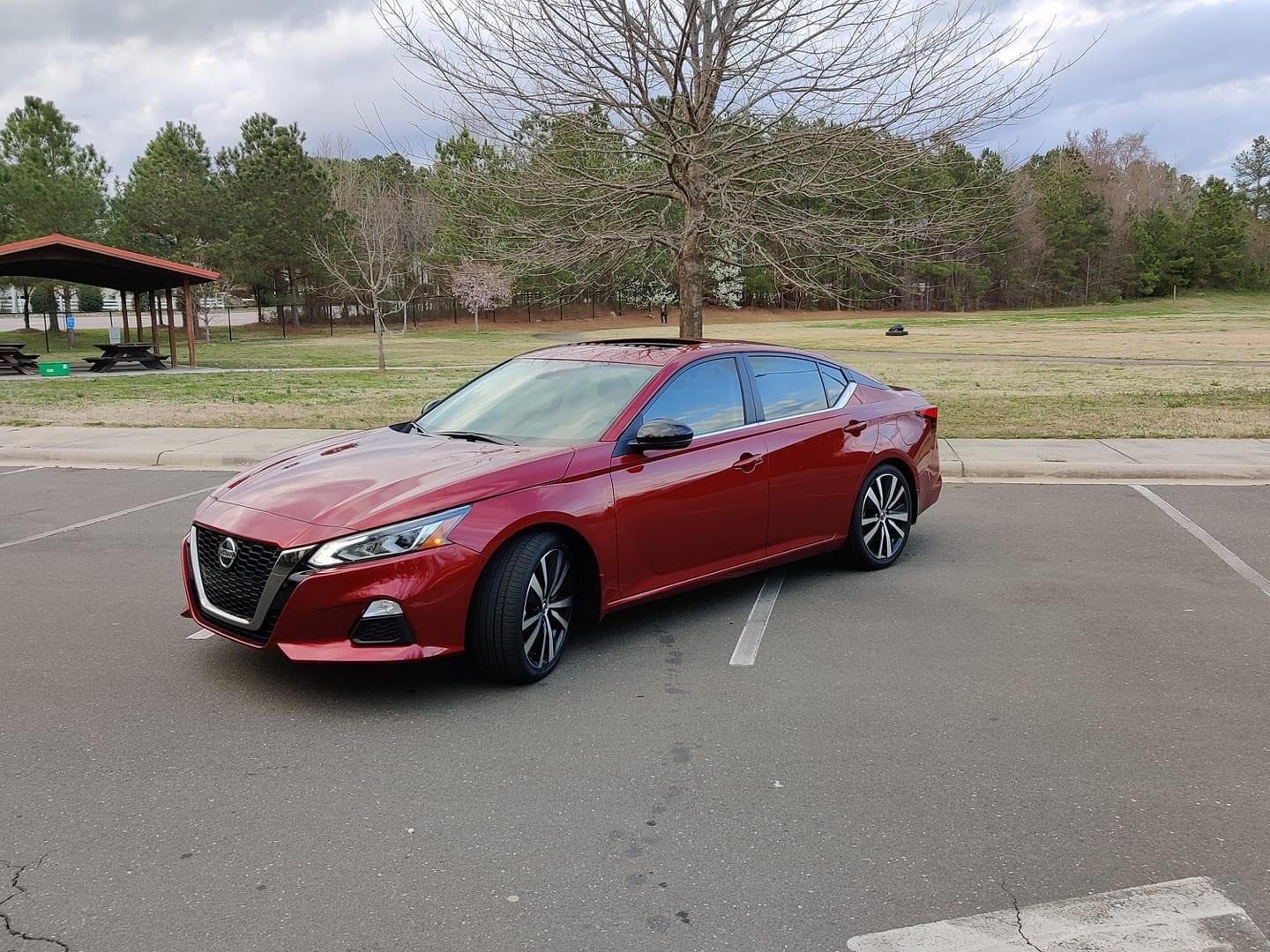 Red 2021 Nissan Altima