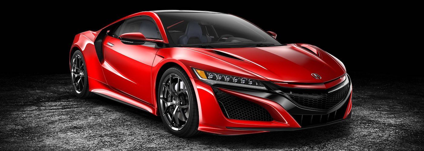 Red 2021 Acura NSX