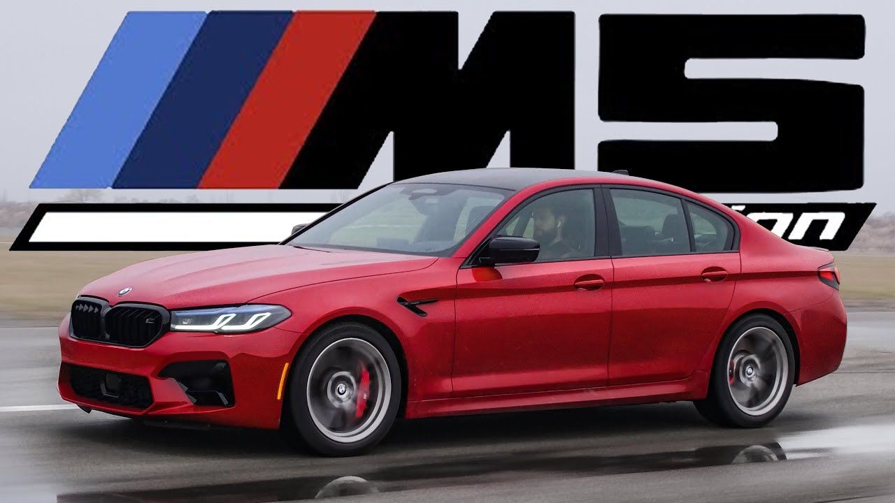 Red 2021 BMW M5