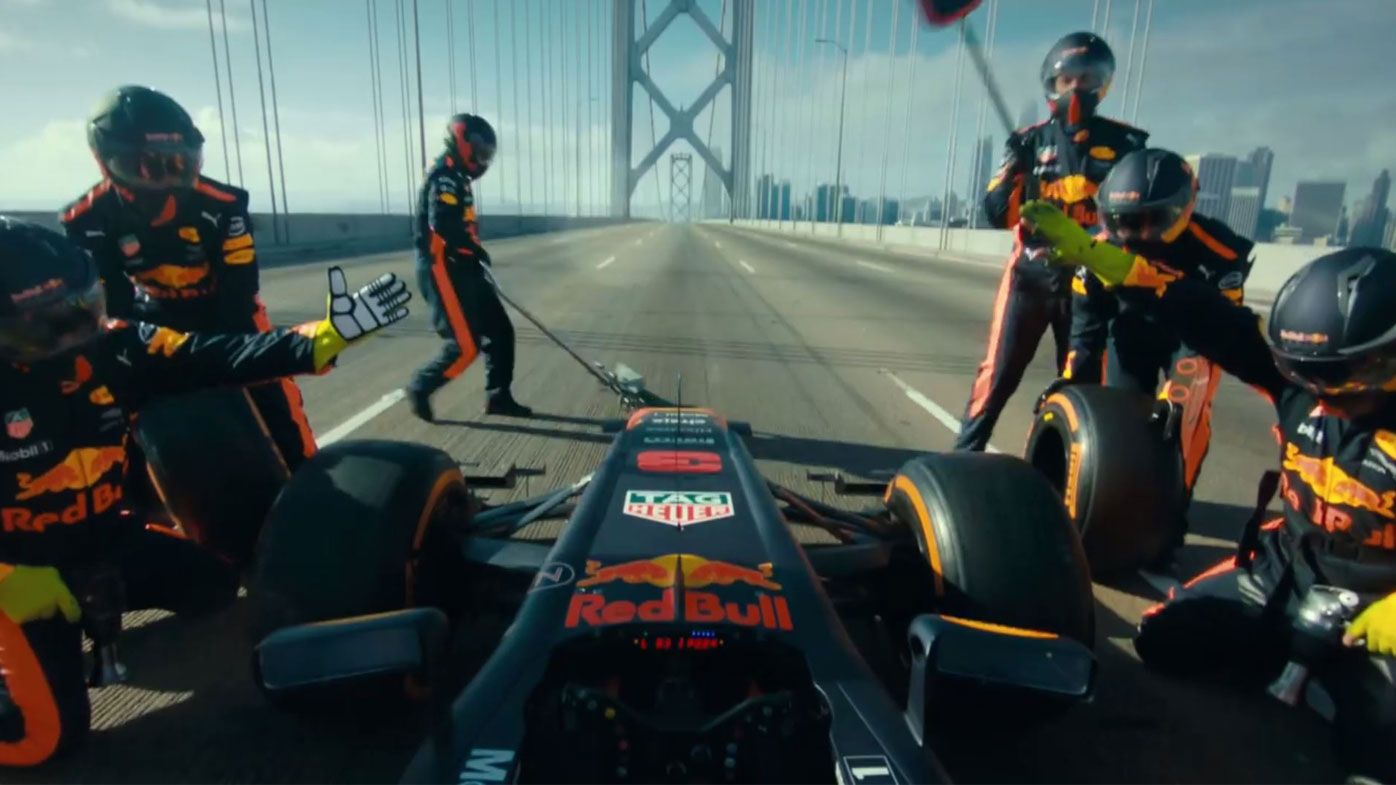 10 Of The Craziest Stunts Red Bull Has Done With Its F1 Cars