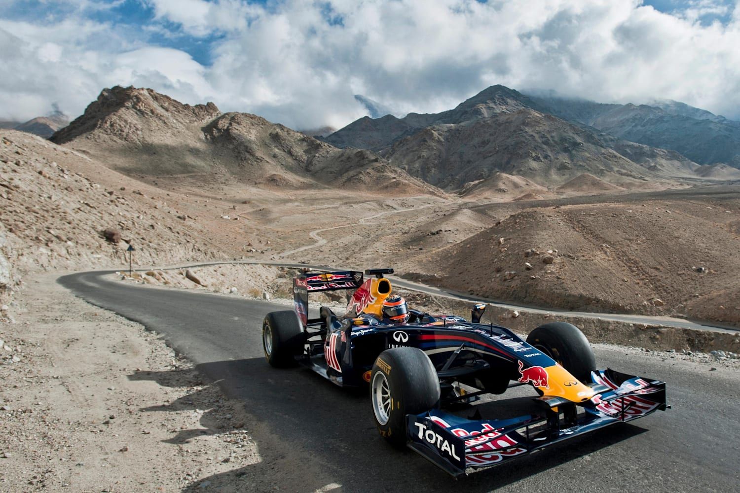 10 Of The Craziest Stunts Red Bull Has Done With Its F1 Cars