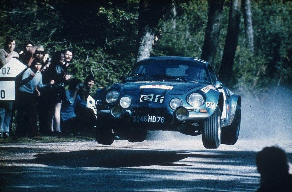 Alpine A110 Rally Car In The 1970s