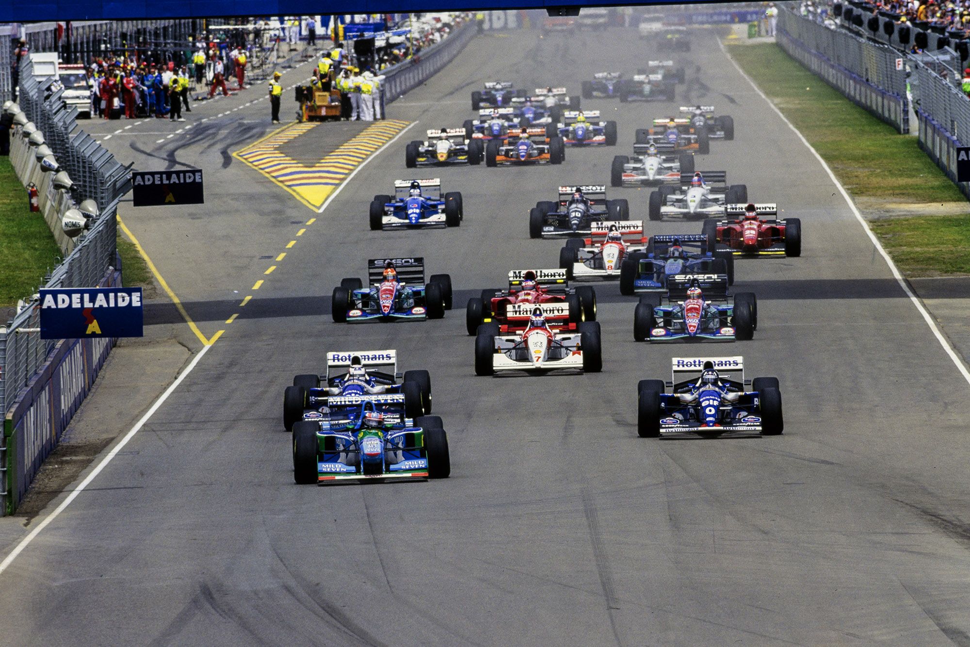 Start Of The 1994 Australian Grand Prix