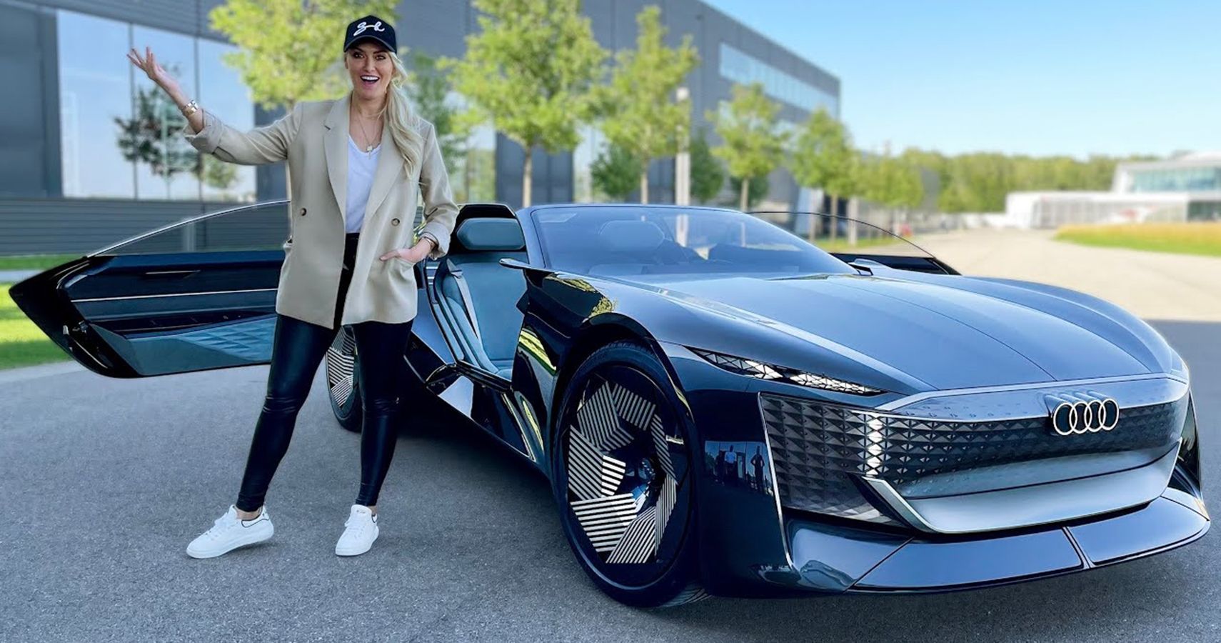 Supercar Blondie Audi skysphere concept hand out