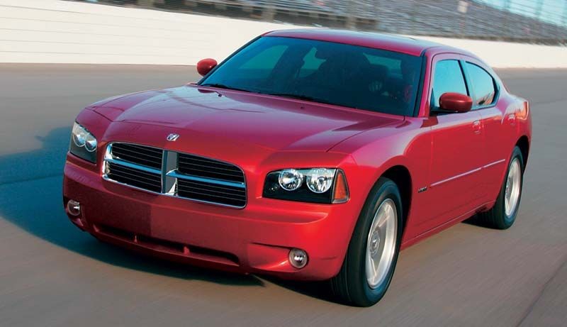 2006 Dodge Charger R/T In Red On Road Test