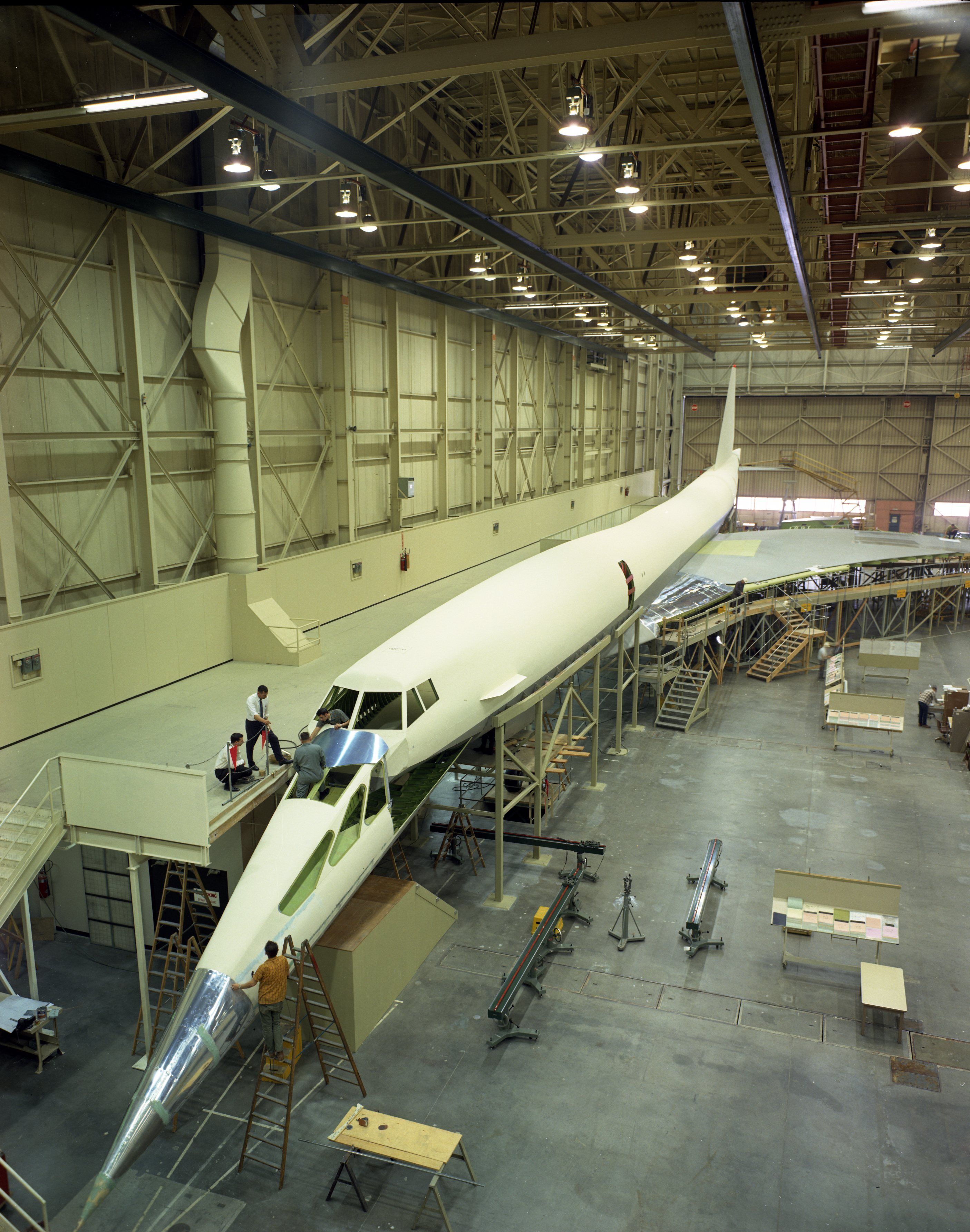 Boeing 2707 Mockup Pictured Under Construction