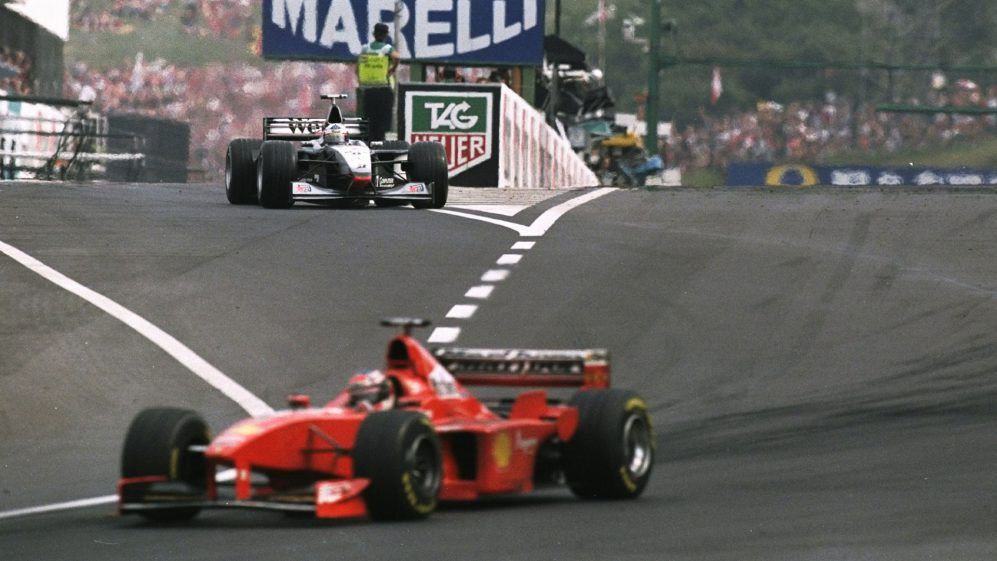 Schumacher Ahead Of Coulthard - Hungary 1998