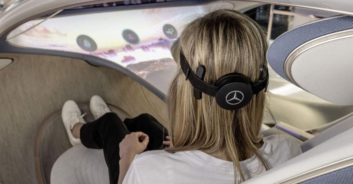Mercedes-Benz VISION AVTR's mind control tech at work