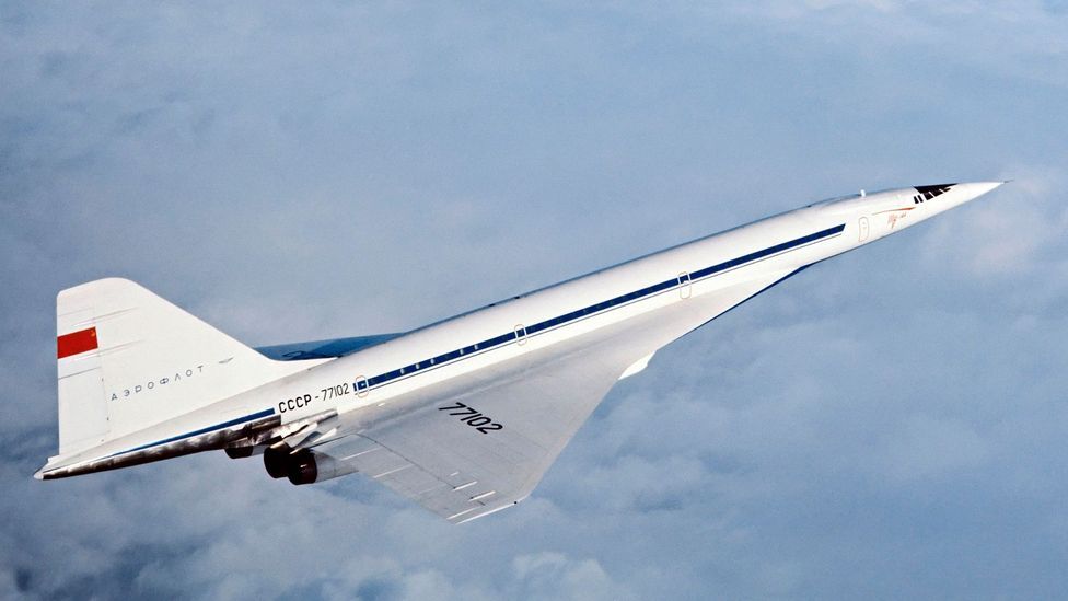 Tupolev TU-144 Pictured In Flight