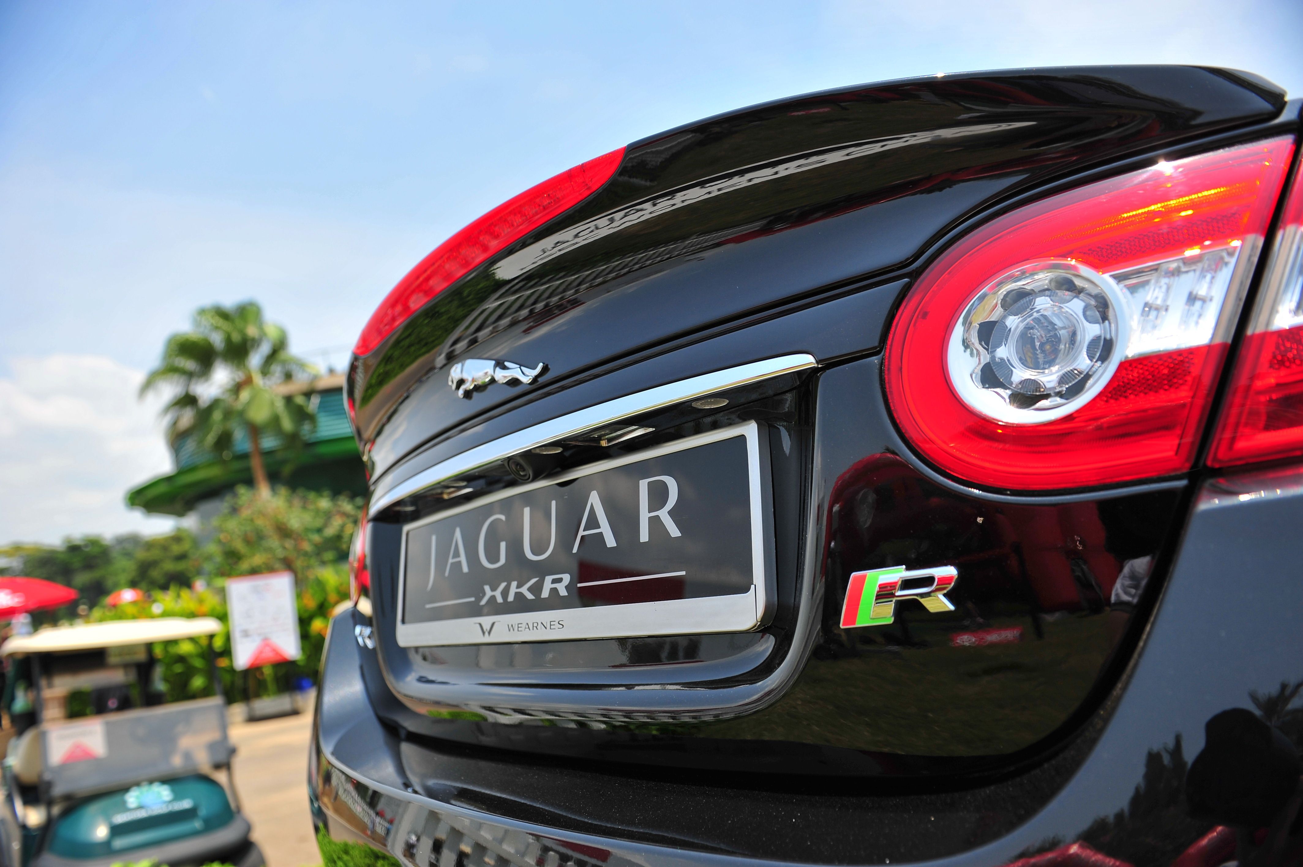 Black Jaguar XKR