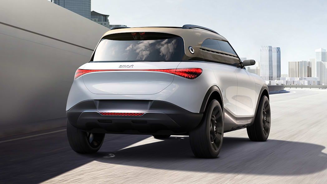 Smart Concept #1 Rear View In Rendering