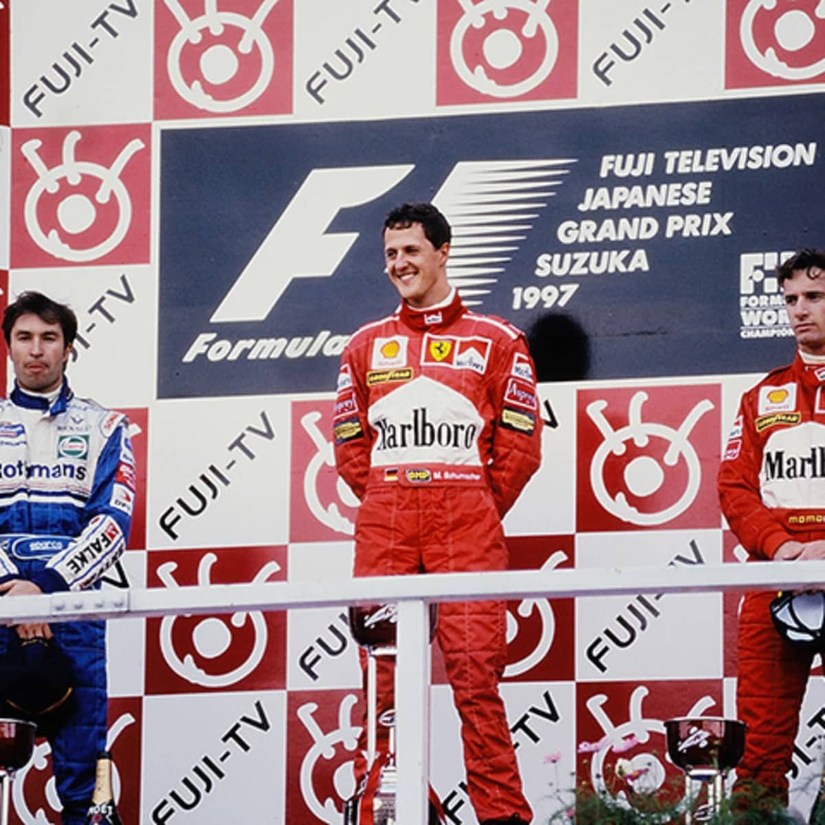 1997 Japanese Grand Prix Podium
