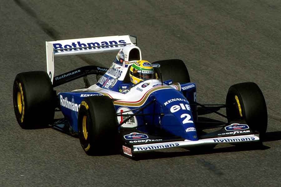 Ayrton Senna Driving The Williams FW16