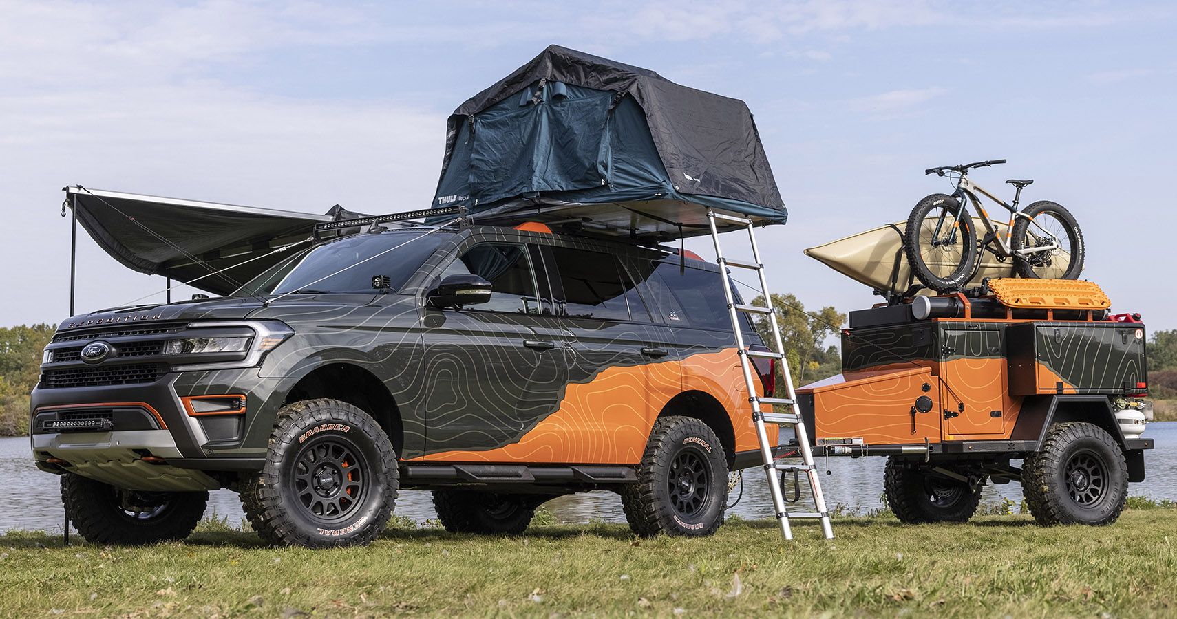 Ford Expedition Timberline Off-Grid concept on camp