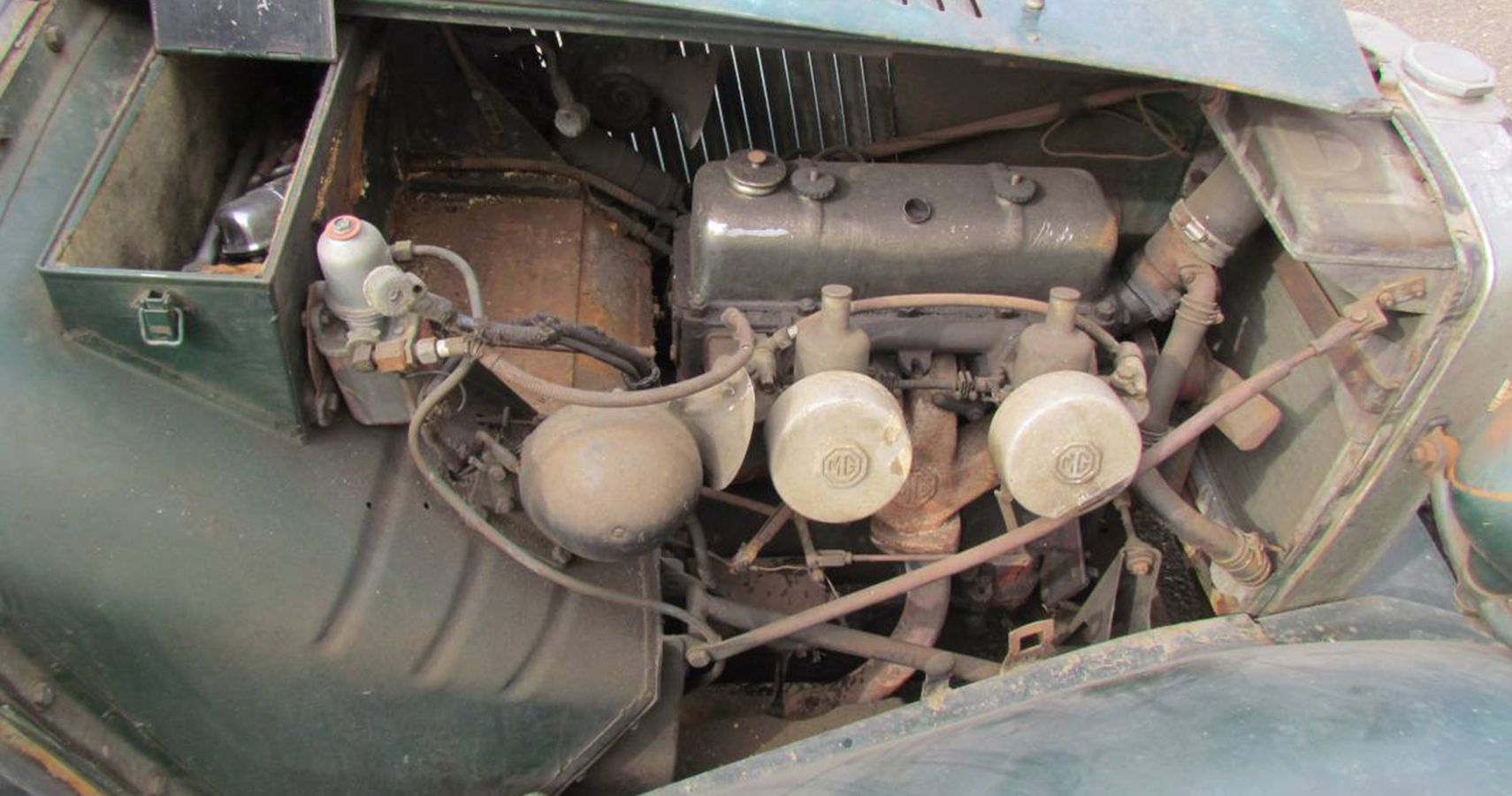 1953 MG TD engine