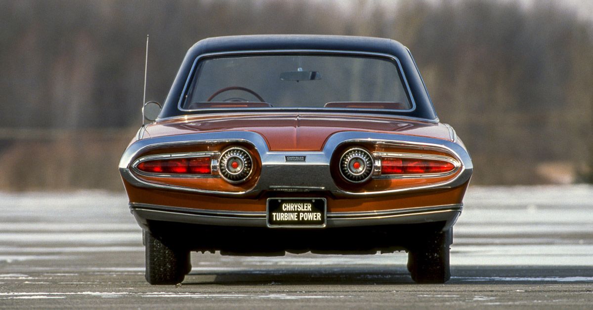 1963 Chrysler Turbine Car Rear View